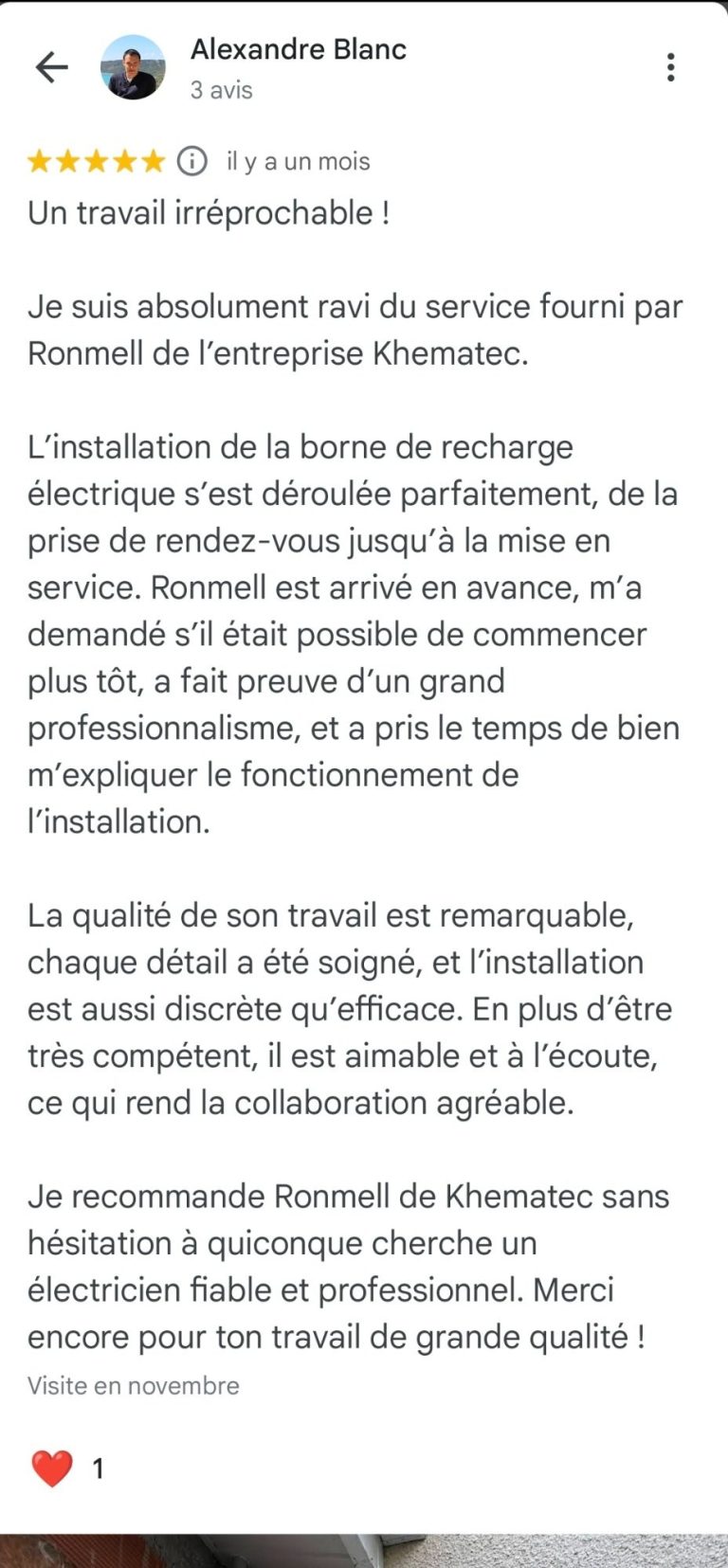 Un avis positif sur un service de transport et sa qualité.