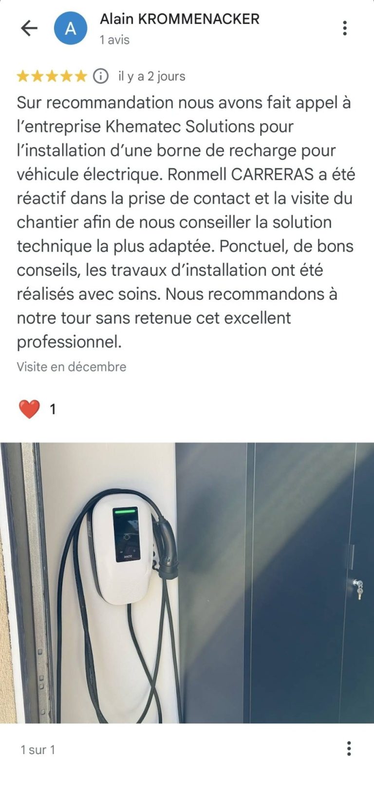 Évaluation positive d'un service, mentionnant la qualité et la réactivité de l'assistance technique.